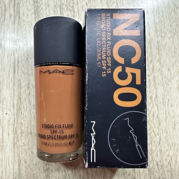 MAC Cosmetics Other - MAC Studio Fix Fluid Foundation SPF 15 Shade NC50 1.0 FL. OZ. NIB